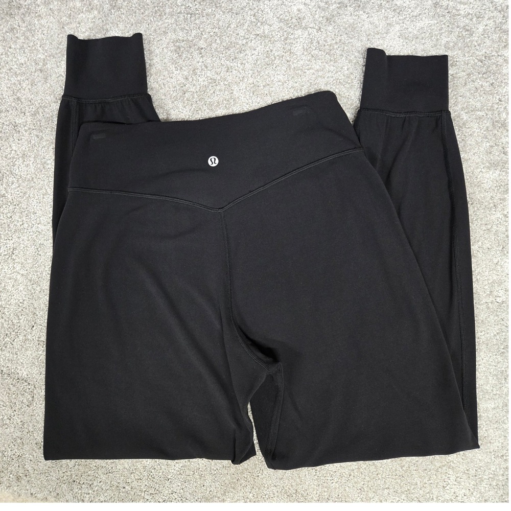 Lululemon Align Jogger 28" Black Nulu High Rise Yoga Pants Pocket  SOFT Size 8